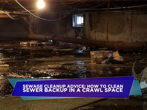 sewage leak in crawl space|Sewage Cleanup Advice: How To Clean Sewer。